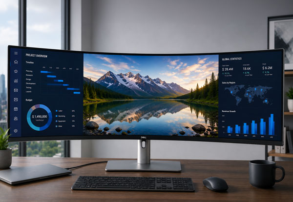 Dell UltraSharp 49 Curved USB-C Hub — U4924DW